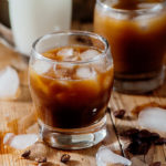 iced coffee served in glass with ice